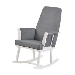 Rackhams Haldon Nursing Rocking Chair - Natural Walnut & Dark Grey - thumbnail 2