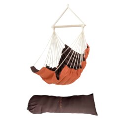 Rackhams California Terracotta Hanging Chair - thumbnail 3