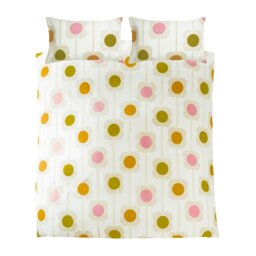 Rackhams Abacus Flower Sunrise Duvet Cover Set - Sunrise - Cotton - Double - thumbnail 3