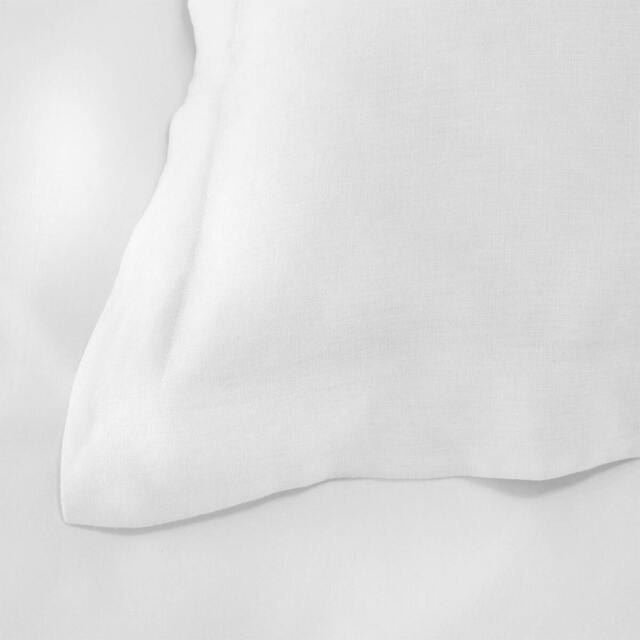 Rackhams White French Linen Pillowcases - Standard - 4 Pack - Oxford - image 1