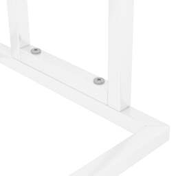 Rackhams Freestanding Towel Rack White 48x24x78.5 cm Iron - thumbnail 6
