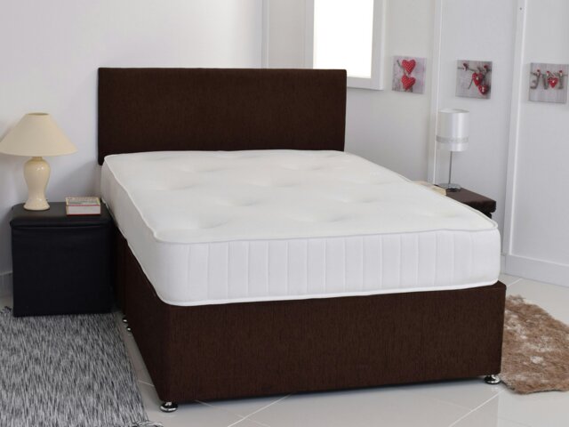Rackhams Double Memory Foam Mattress - Deep Fillings with a Memory Foam Layer - White - 1 - European Small Single Mattress (80cm x 200cm) - image 1