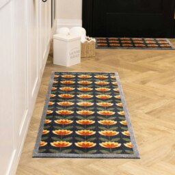 Rackhams Washable Retro Floral Mat and Runner Plant Design - 50X75 cm - thumbnail 2