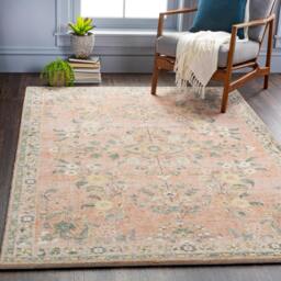 Rackhams Erin-Traditional Green Grey Cream Boho Rug - 160 x 230 cm