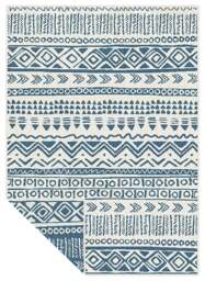 Rackhams Duo Weave Outdoor Blue Rug Aztec Design - 160X230 cm - thumbnail 1