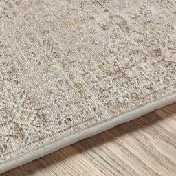 Rackhams Galey Alix Myrtle Avenue-Vintage Beige Grey Brown Traditional Boho Fringe Rug - 200 x 275 cm - thumbnail 3