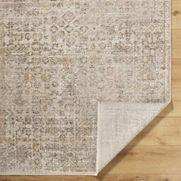 Rackhams Galey Alix Myrtle Avenue-Vintage Beige Grey Brown Traditional Boho Fringe Rug - 200 x 275 cm - thumbnail 4