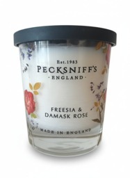 Rackhams Freesia & Damask Rose Scented Candle 198.4g - thumbnail 2
