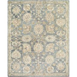 Rackhams Arnold-Hand Tufted Blue Beige Grey Wool Traditional Boho Rug - 183 x 274 cm - thumbnail 2