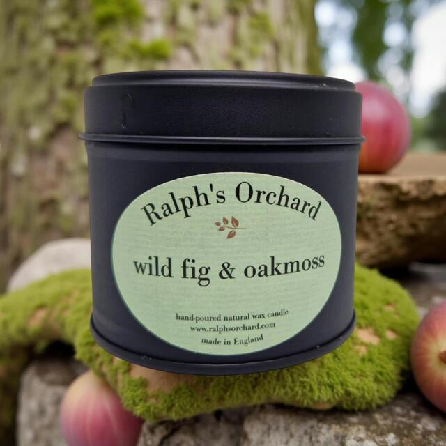 Rackhams Matte Black Classic Candle - Wild Fig & Oakmoss - image 1