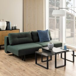 Rackhams Katrine Ceramic Coffee Table Set in Black - 1 - Black - Black - thumbnail 4