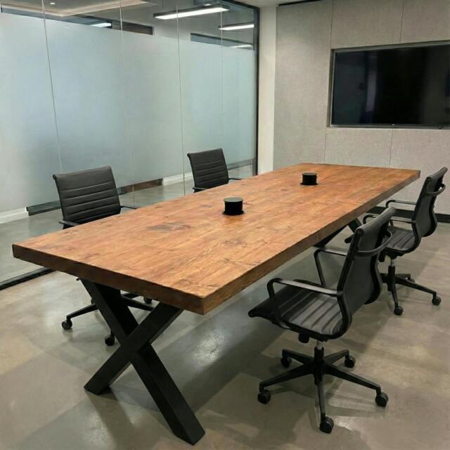Rackhams Chunky Conference Table - 240x120cm - 240 - 120 - image 1