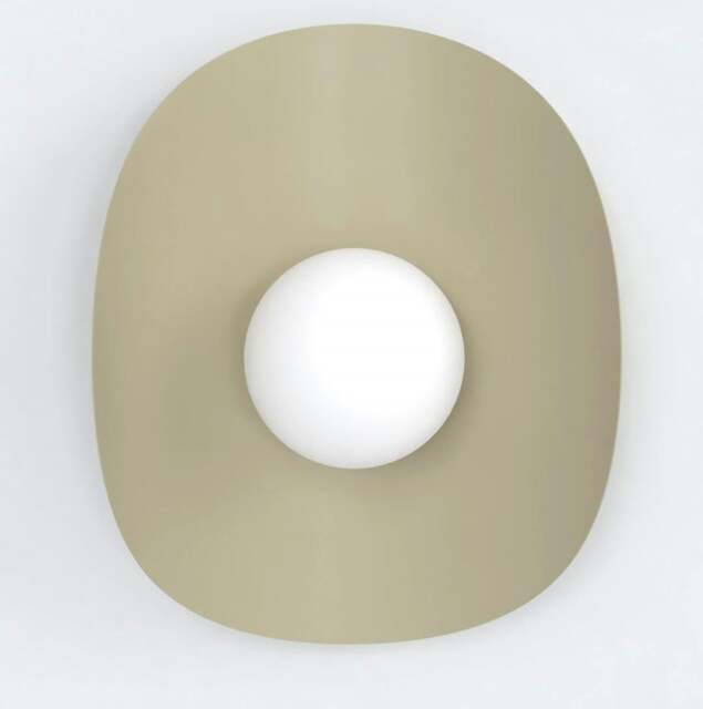Rackhams FIERO Wall lamp 1 x G9 Mocha with White Shade - image 1
