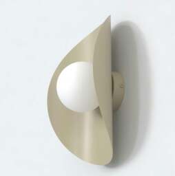 Rackhams FIERO Wall lamp 1 x G9 Mocha with White Shade - thumbnail 2