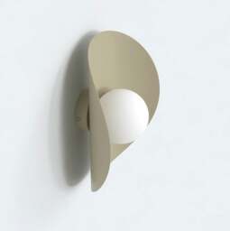 Rackhams FIERO Wall lamp 1 x G9 Mocha with White Shade - thumbnail 3