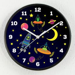 Rackhams WC2075 - Happy Galaxy Children Clock - 25 cm / 9.8 in - thumbnail 3