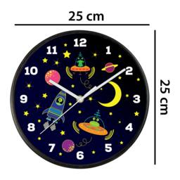 Rackhams WC2075 - Happy Galaxy Children Clock - 25 cm / 9.8 in - thumbnail 4