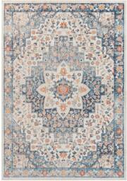 Rackhams Huntington Beach-Vintage Blue Beige Orange In- & Outdoor Rug - 80 x 220 cm - thumbnail 3