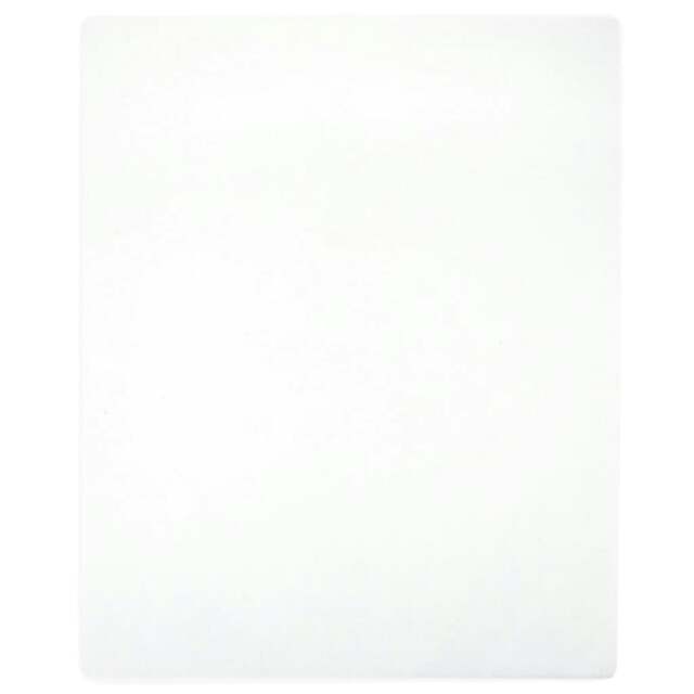 Rackhams Jersey Fitted Sheet White 90x200 cm Cotton
