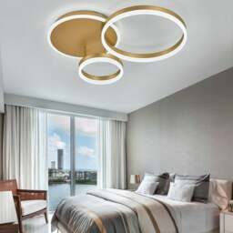 Rackhams 2/3.5 ft Circles  Ceiling Light with LED Dimmable/Non-Dimmable - Non-Dimmable - 3 Rings - thumbnail 2