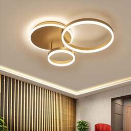 Rackhams 2/3.5 ft Circles  Ceiling Light with LED Dimmable/Non-Dimmable - Non-Dimmable - 3 Rings - thumbnail 4