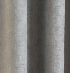 "Rackhams Grey Plain Textured Thermal Room Darkening Energy Saving Pair of Curtains For Bedroom & Living Room - 46"" (117cm) Width x 54"" (137cm) Drop" - thumbnail 3