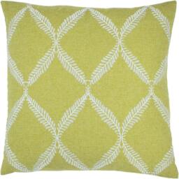 Rackhams Olivia Cushion Cover - Citrus Yellow - One Size - Citrus Yellow - 100% Polyester