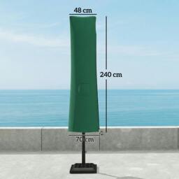 Rackhams Garden Parasol Cover, Outdoor Cantilever Banana Umbrella Protector - 240 x 48-70 cm - 1 - Patio Umbrella Cover - thumbnail 3