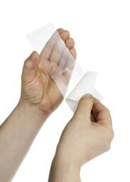 Rackhams SEAL-IT Self-Laminating Pouches Self Seal Pockets - 100 Sheets - 54x90mm - thumbnail 2