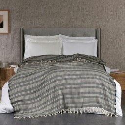 Rackhams Orantes Cotton Blanket, Hand-Loomed - thumbnail 4