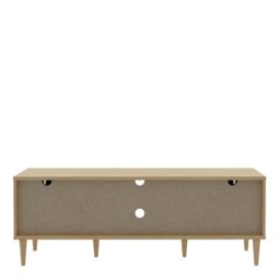 Rackhams Calasetta 2 Door 1 Shelf TV Unit in Rattan - 1 - thumbnail 6