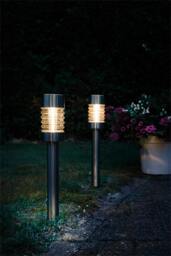 Rackhams LED Solar Torino Post Light - Pack of 2 - thumbnail 3