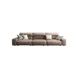 Rackhams Montgomery Three Seater / Four Seater Corner Sofa, Leathaire - Three Seater Corner 305cm - Right-Hand-Facing Sectional - thumbnail 4
