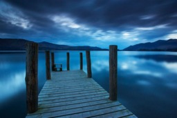 Rackhams Twilight over Derwent Water - Framed Print 20 x 16 inch - thumbnail 4