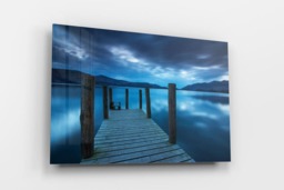 Rackhams Twilight over Derwent Water - Framed Print 20 x 16 inch - thumbnail 2