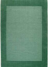 Rackhams Bordered Green Rug – Handmade - 120X170 cm
