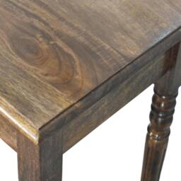 Rackhams Solid Wood Heritage Turned-Leg Desk, Brown - thumbnail 6