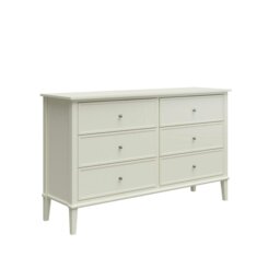 Rackhams Franklin 6 Drawer Dresser Soft White - White - thumbnail 3