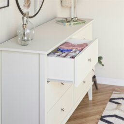 Rackhams Franklin 6 Drawer Dresser Soft White - White - thumbnail 2