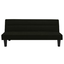 Rackhams Kebo Sofa Bed Sofa in Velvet Black - Black