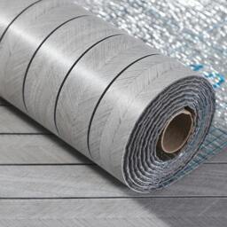 Rackhams Self Adhesive Wood Grain Wallpaper Slat Panel Effect Wall Decor Sticker - Grey - PVC - thumbnail 4