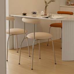 Rackhams Sagan Dining Chair, Leather & Carbon Steel Alloy - Black - thumbnail 5