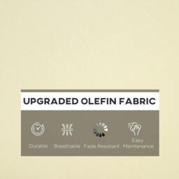Rackhams Outdoor Seat and Back Cushion Set Patio Deep Seating Chair Replacement Cushion - thumbnail 4