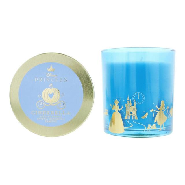 Rackhams Princess Cinderella Crystal Gardenia And Pumpkin Scented Candle 213g