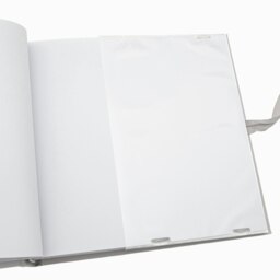 Rackhams Baby Keepsake Photo Album with Silver Plated Rattle Pram and Booties - thumbnail 6
