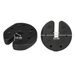 Rackhams Gazebo Weights Set of 4 with Reinforce Pins and Easy Carry Belt, 12KG - thumbnail 5