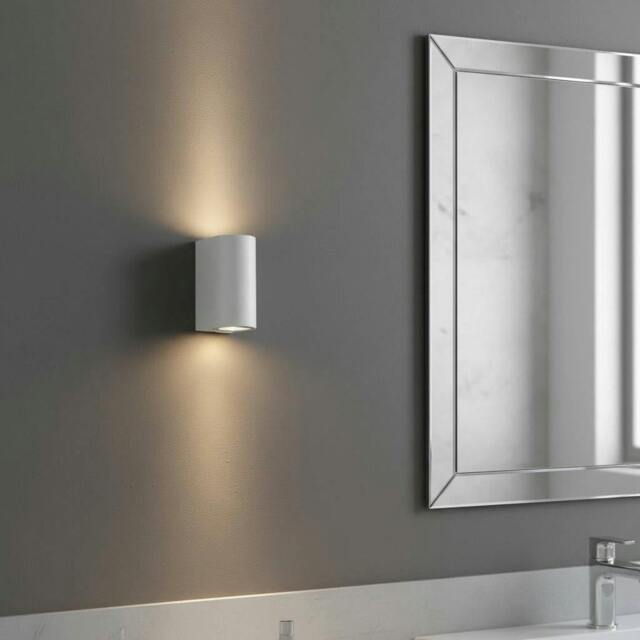 Rackhams 10 Watt LED White Contemporary Sconce For Bathroom - image 1