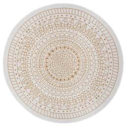 Rackhams Porto Round Reversible Ochre Rug Indoor-Outdoor - Ø 200 cm - thumbnail 1