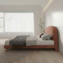 Rackhams Fatima Bed For Girl, King Size Bed - King Size - Pink - Leathaire - thumbnail 4