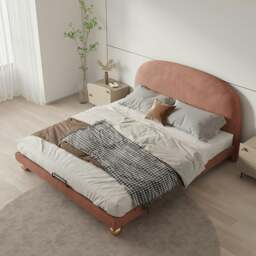 Rackhams Fatima Bed For Girl, King Size Bed - King Size - Pink - Leathaire - thumbnail 2